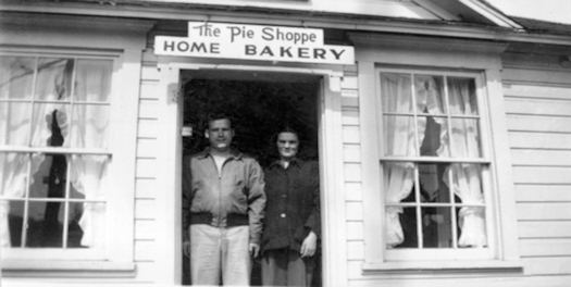 Melvin and Glea Columbus, 1947, founders of the Pie Shoppe